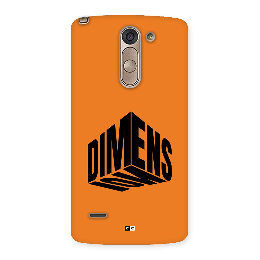 Dimension Typography Back Case for LG G3 Stylus