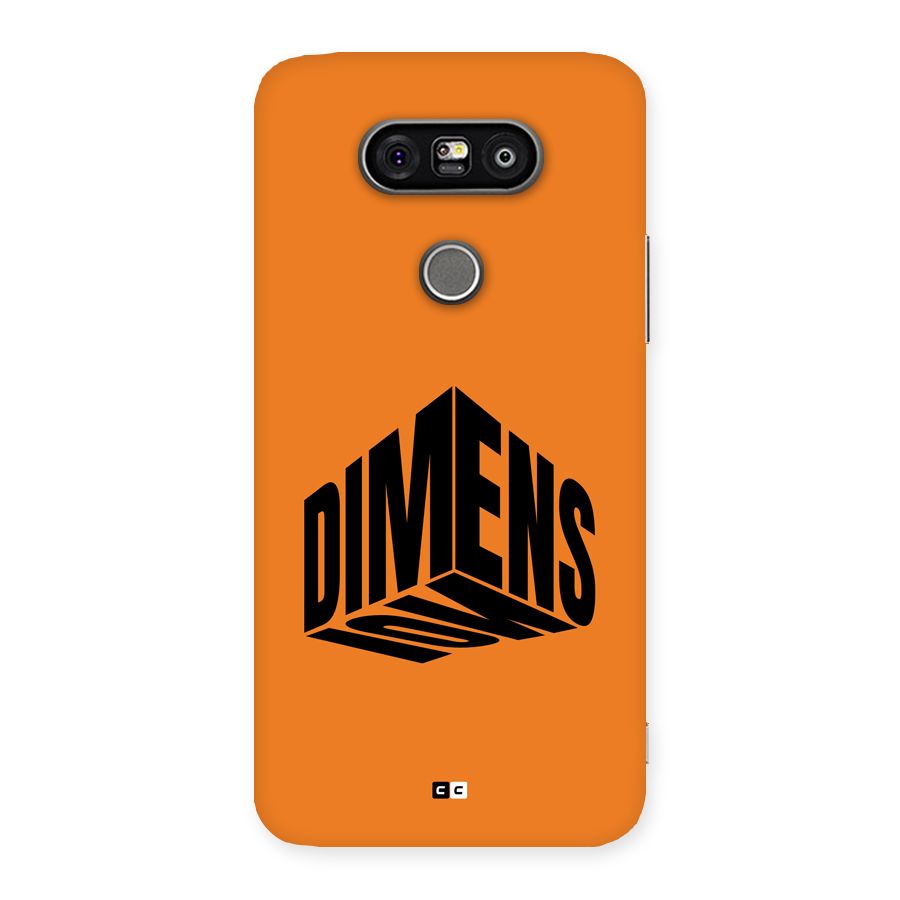 Dimension Typography Back Case for LG G5