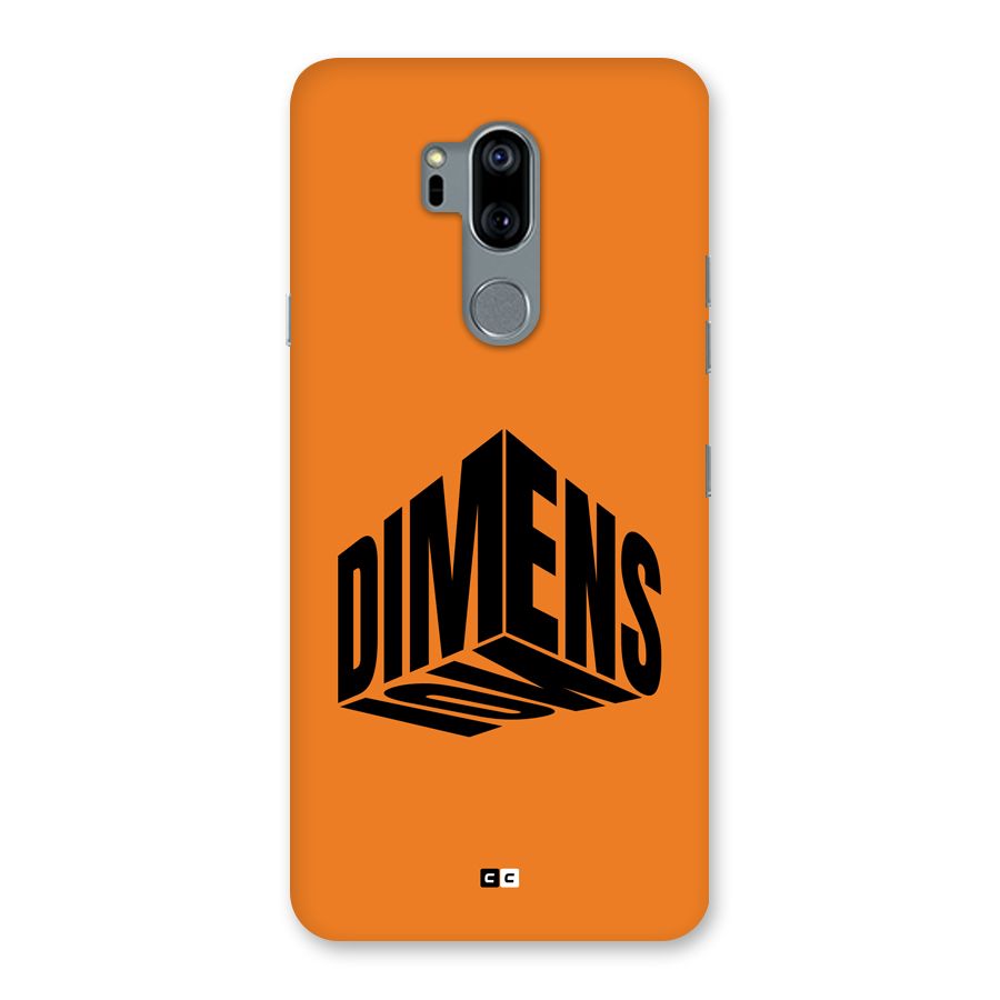 Dimension Typography Back Case for LG G7