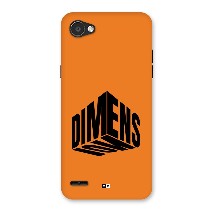 Dimension Typography Back Case for LG Q6