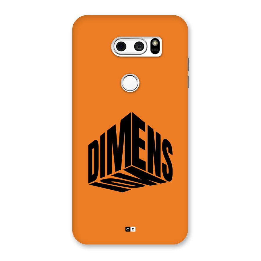 Dimension Typography Back Case for LG V30