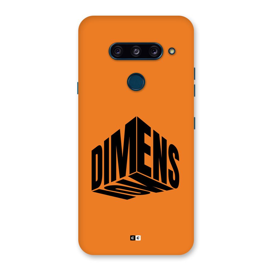 Dimension Typography Back Case for LG  V40 ThinQ