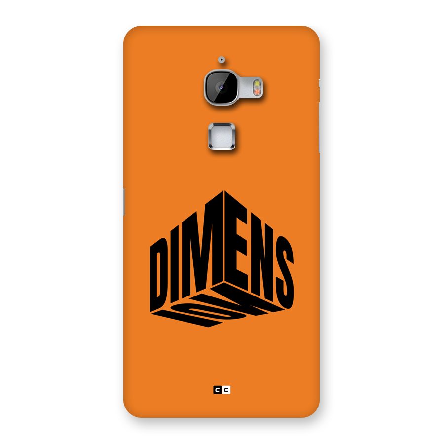 Dimension Typography Back Case for LeTV Le Max