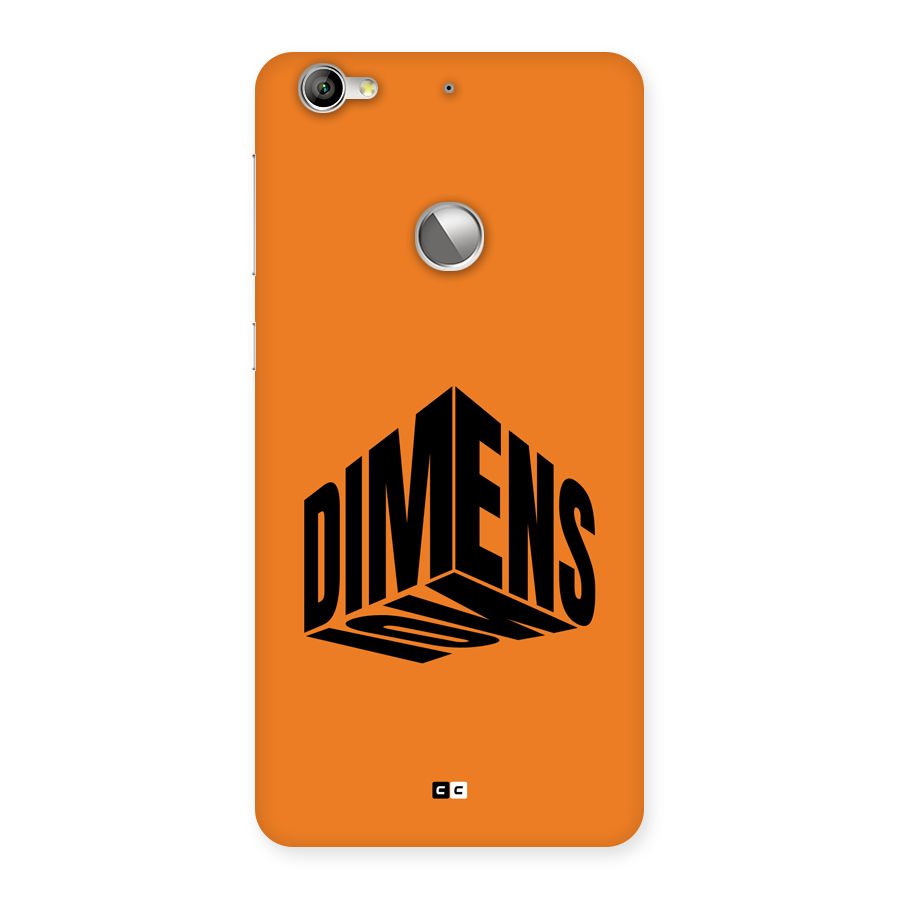 Dimension Typography Back Case for Le 1S