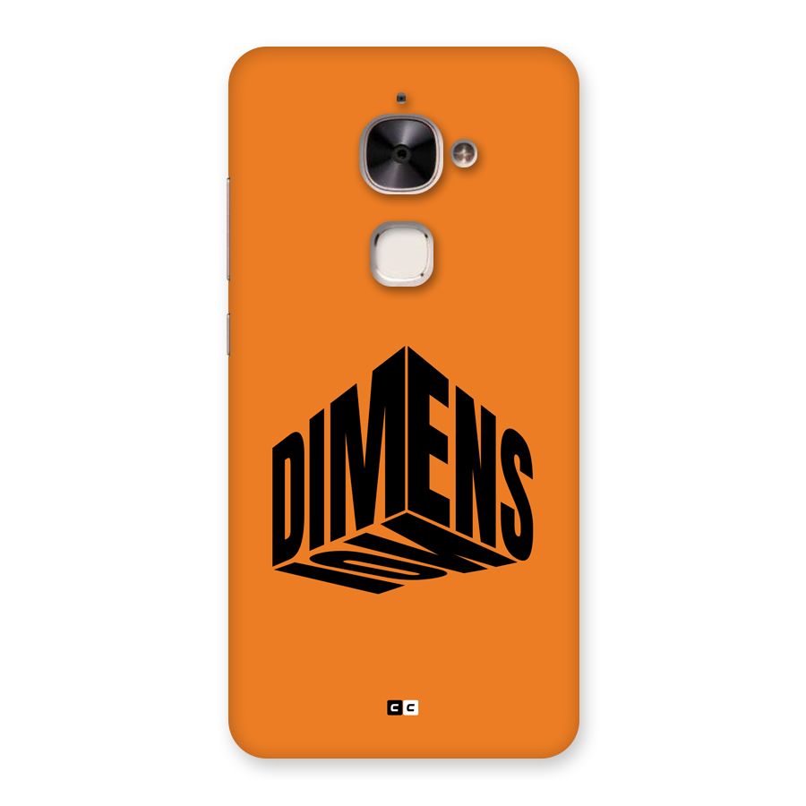 Dimension Typography Back Case for Le 2