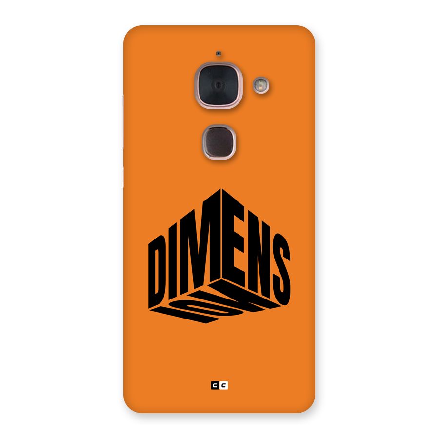 Dimension Typography Back Case for Le Max 2