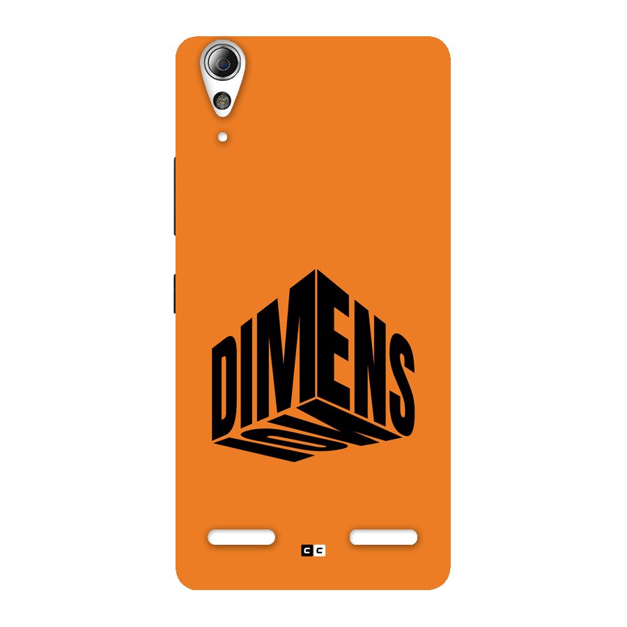 Dimension Typography Back Case for Lenovo A6000
