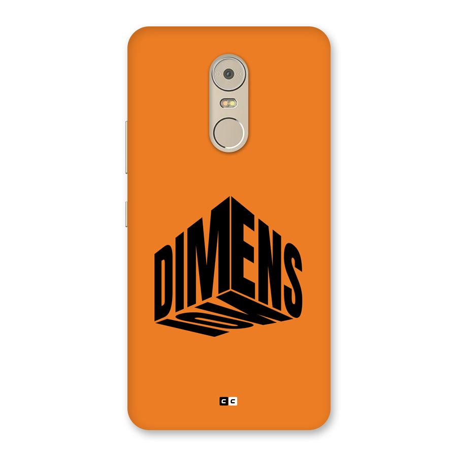 Dimension Typography Back Case for Lenovo K6 Note