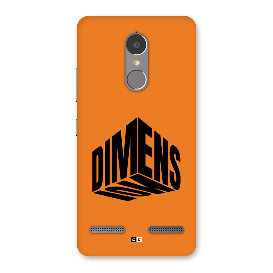 Dimension Typography Back Case for Lenovo K6 Power