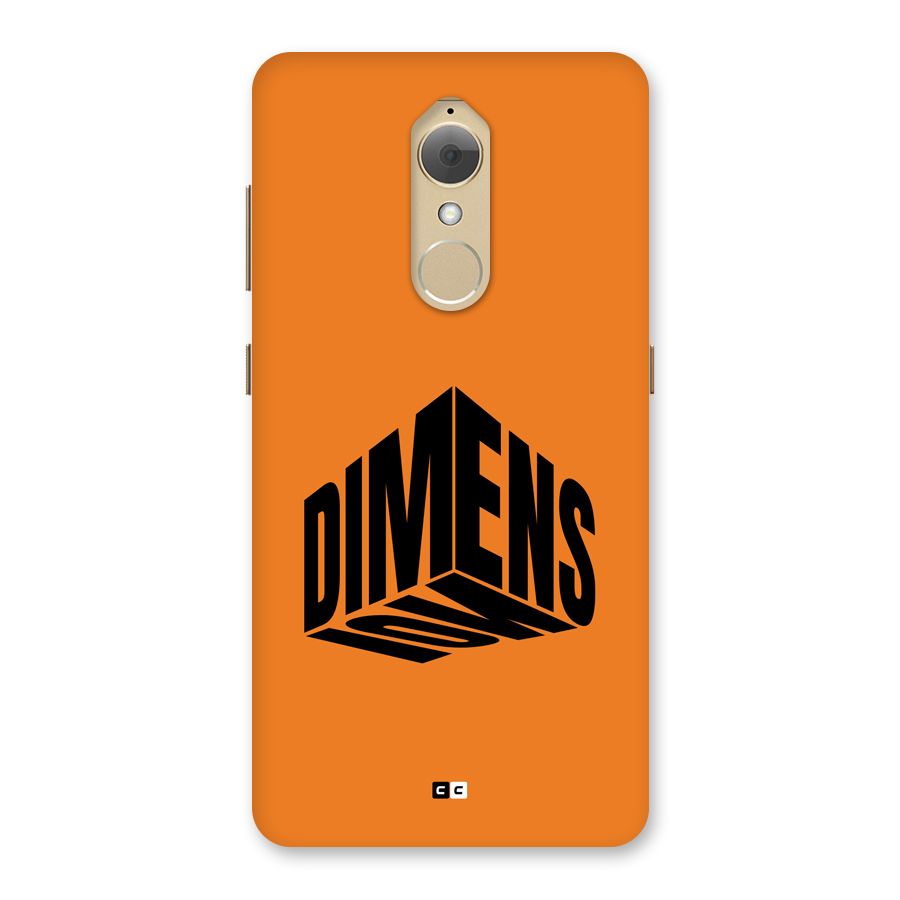 Dimension Typography Back Case for Lenovo K8