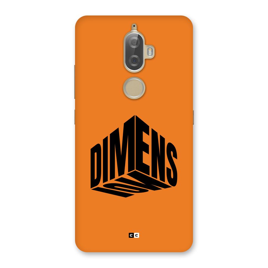 Dimension Typography Back Case for Lenovo K8 Plus