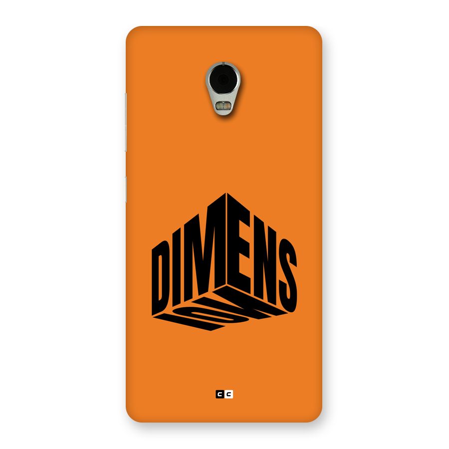 Dimension Typography Back Case for Lenovo Vibe P1