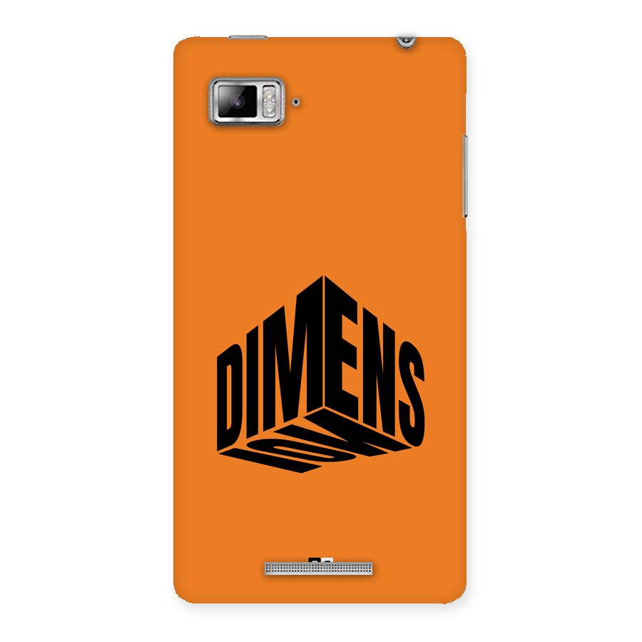 Dimension Typography Back Case for Lenovo Vibe Z K910