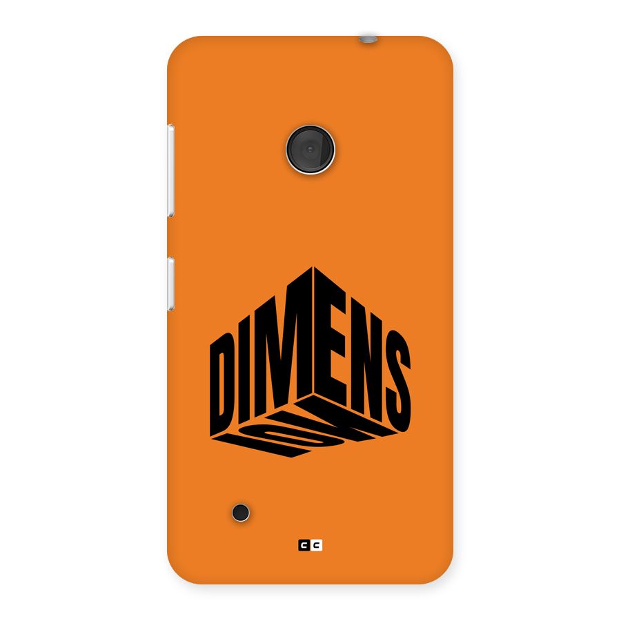 Dimension Typography Back Case for Lumia 530