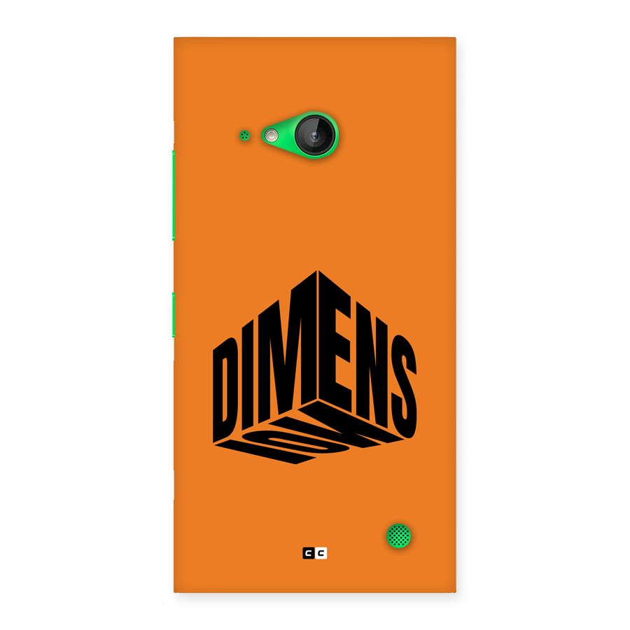 Dimension Typography Back Case for Lumia 730
