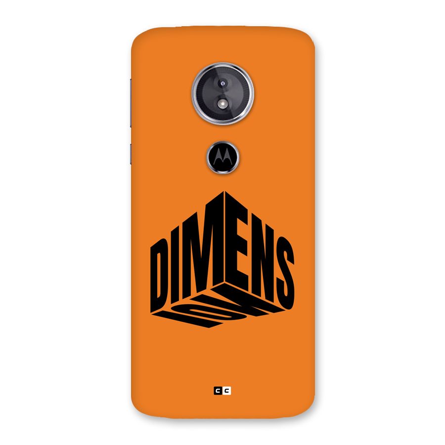 Dimension Typography Back Case for Moto E5