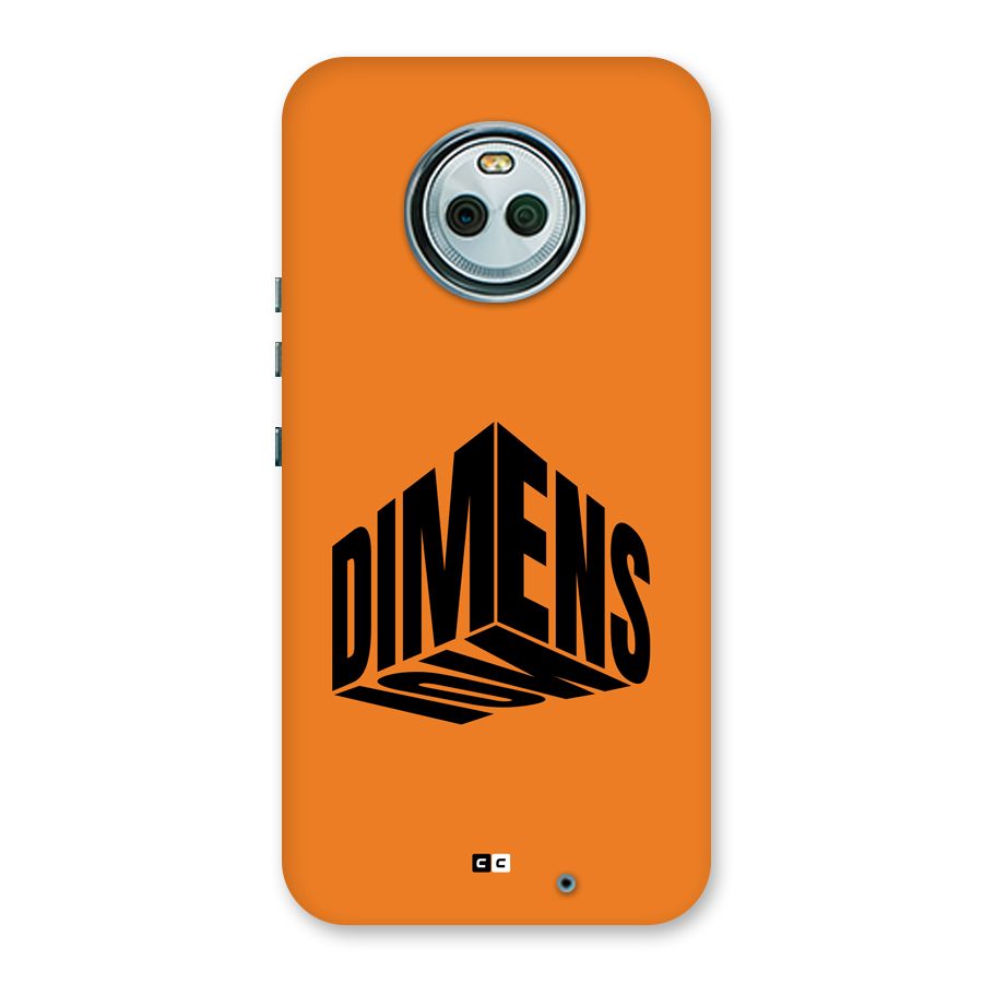 Dimension Typography Back Case for Moto X4