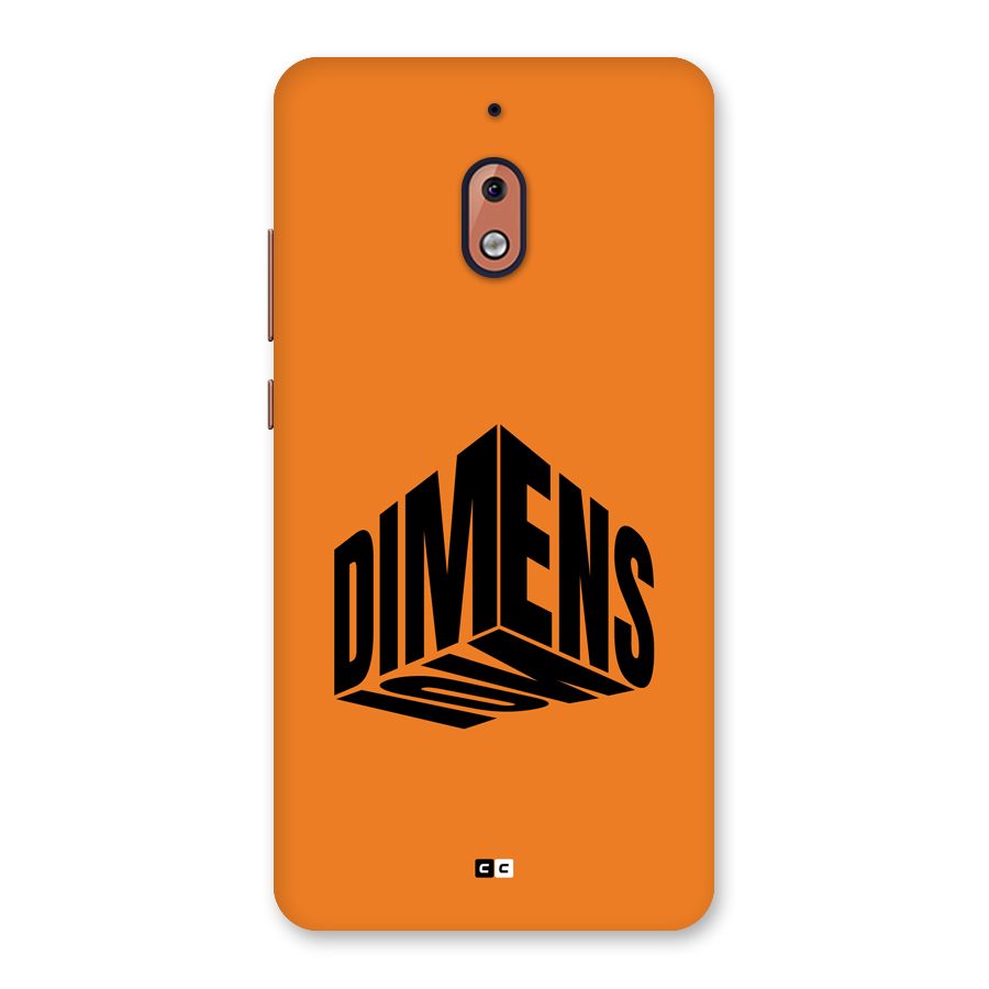 Dimension Typography Back Case for Nokia 2.1