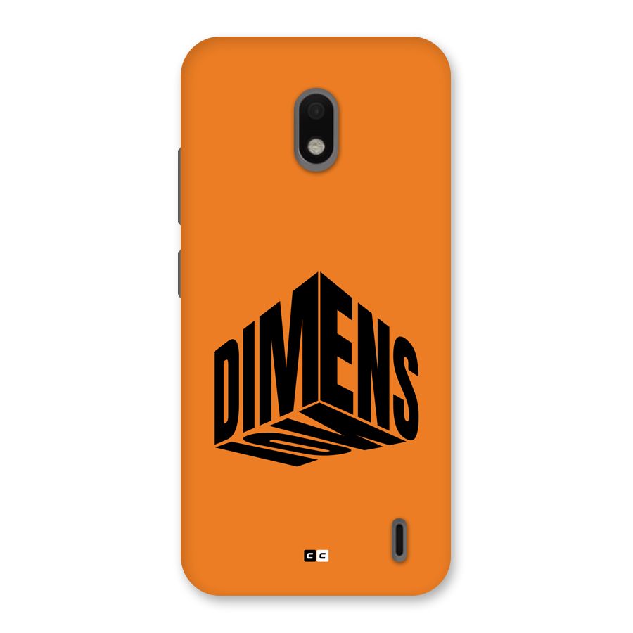 Dimension Typography Back Case for Nokia 2.2