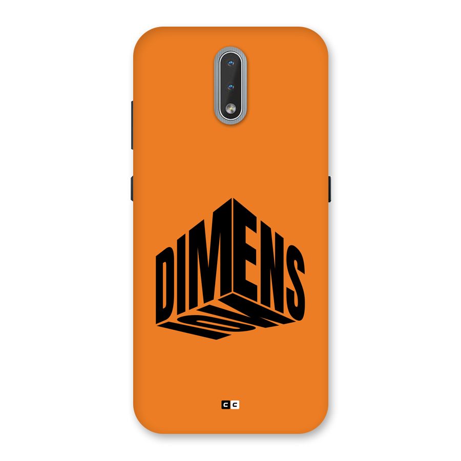 Dimension Typography Back Case for Nokia 2.3