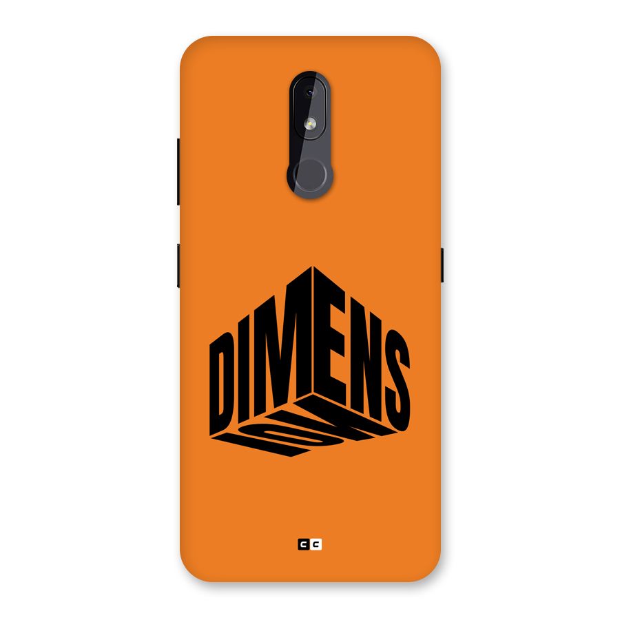 Dimension Typography Back Case for Nokia 3.2