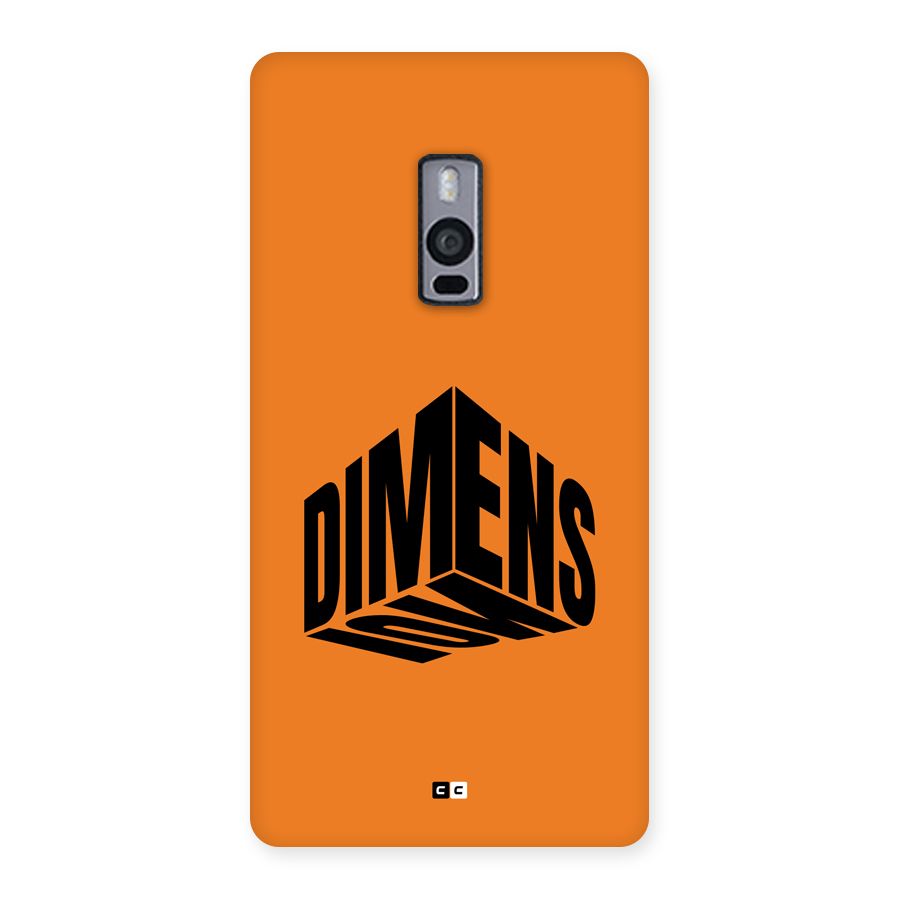 Dimension Typography Back Case for OnePlus 2