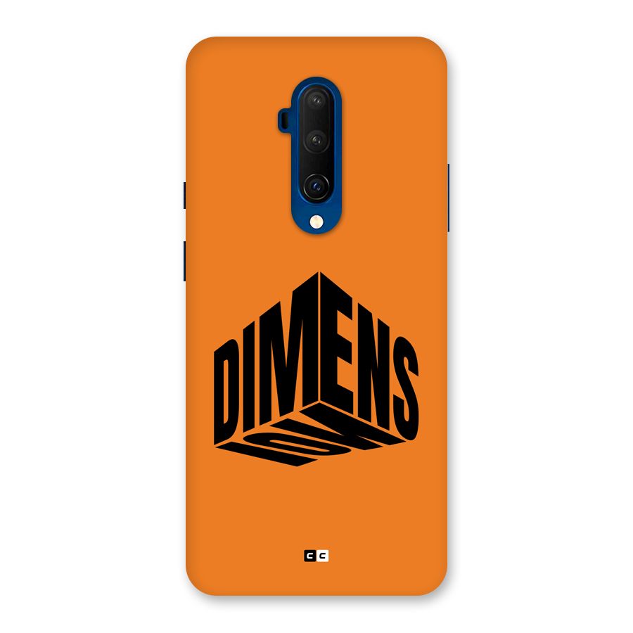 Dimension Typography Back Case for OnePlus 7T Pro