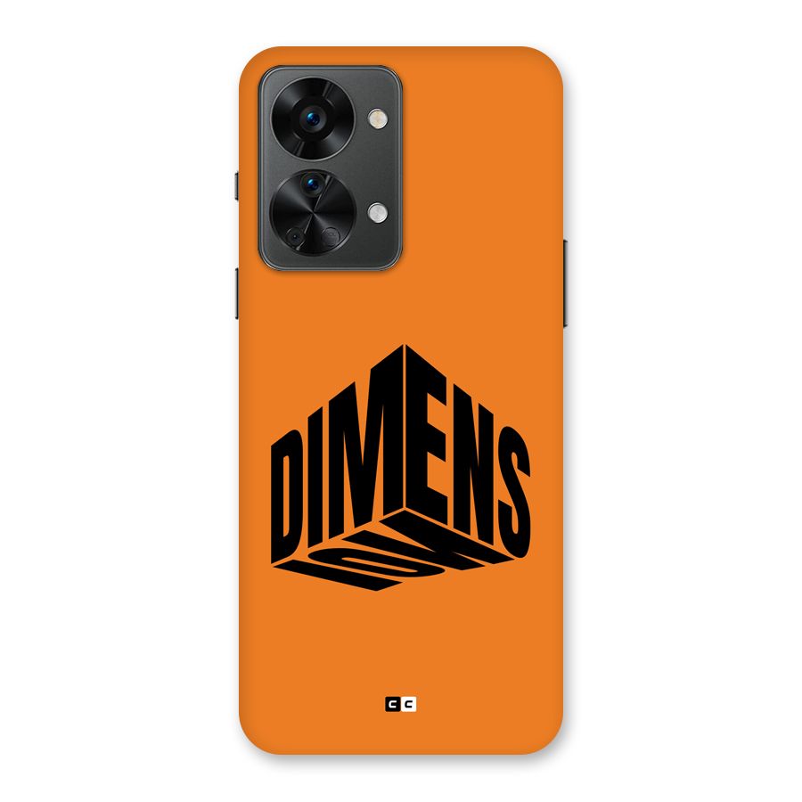 Dimension Typography Back Case for OnePlus Nord 2T