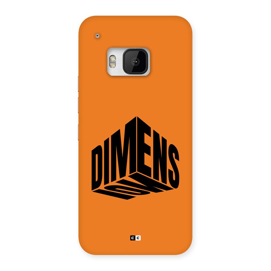 Dimension Typography Back Case for One M9