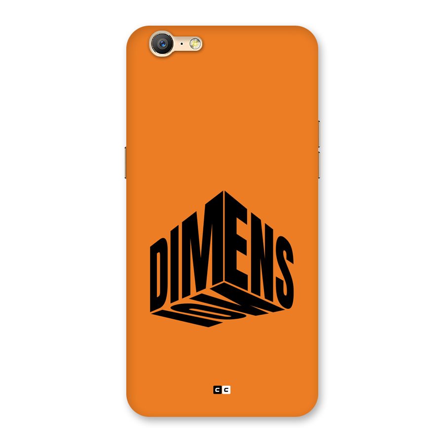 Dimension Typography Back Case for Oppo A57