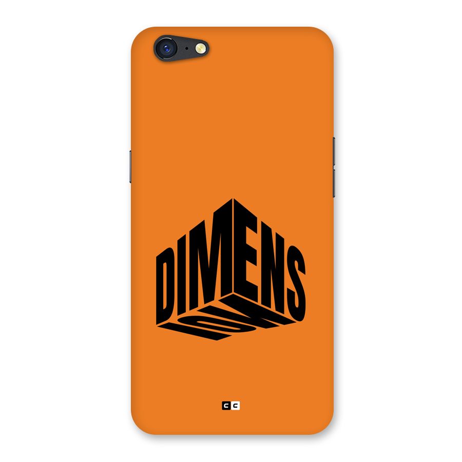 Dimension Typography Back Case for Oppo A71