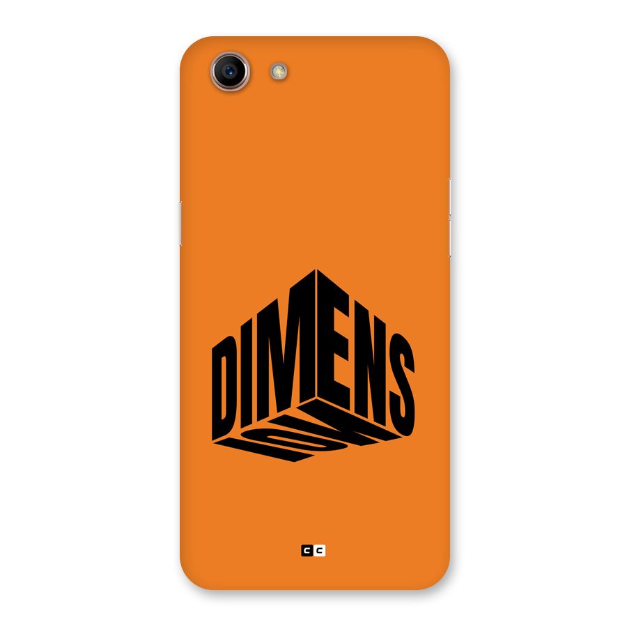 Dimension Typography Back Case for Oppo A83 (2018)