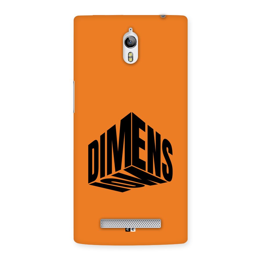 Dimension Typography Back Case for Oppo Find 7