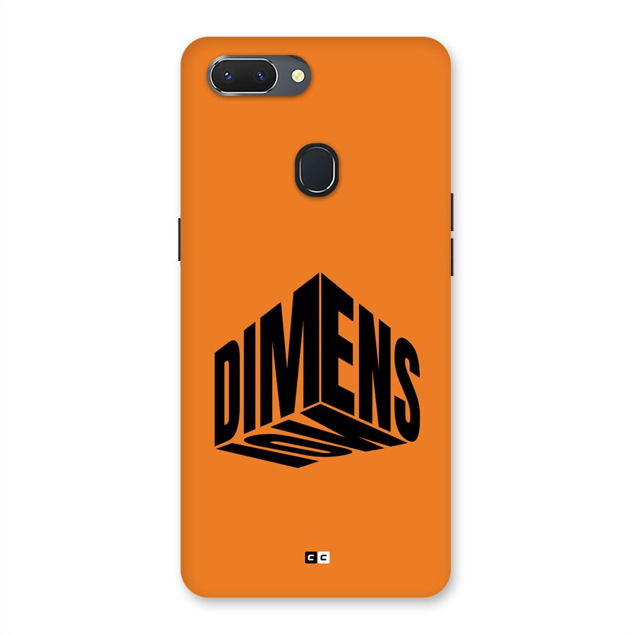 Dimension Typography Back Case for Realme 2