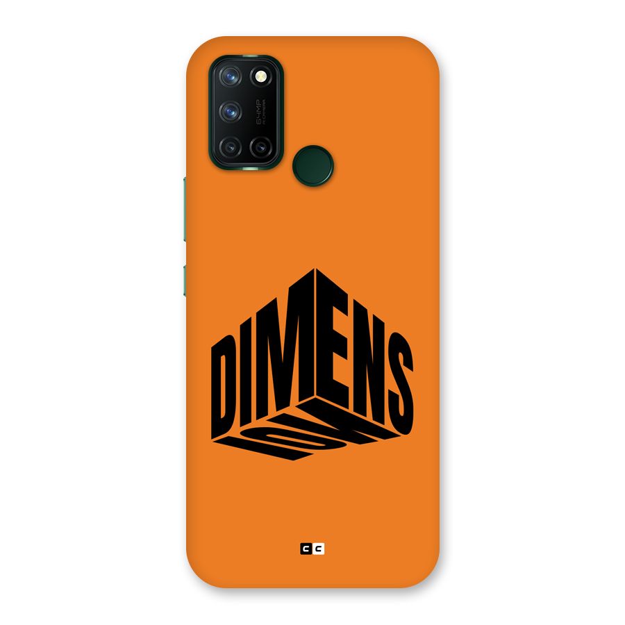 Dimension Typography Back Case for Realme 7i