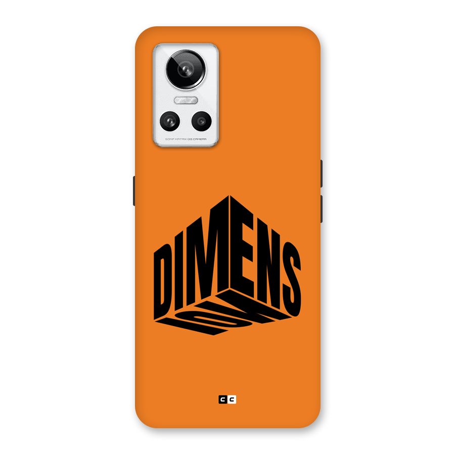 Dimension Typography Back Case for Realme GT Neo 3