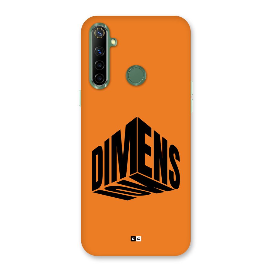 Dimension Typography Back Case for Realme Narzo 10