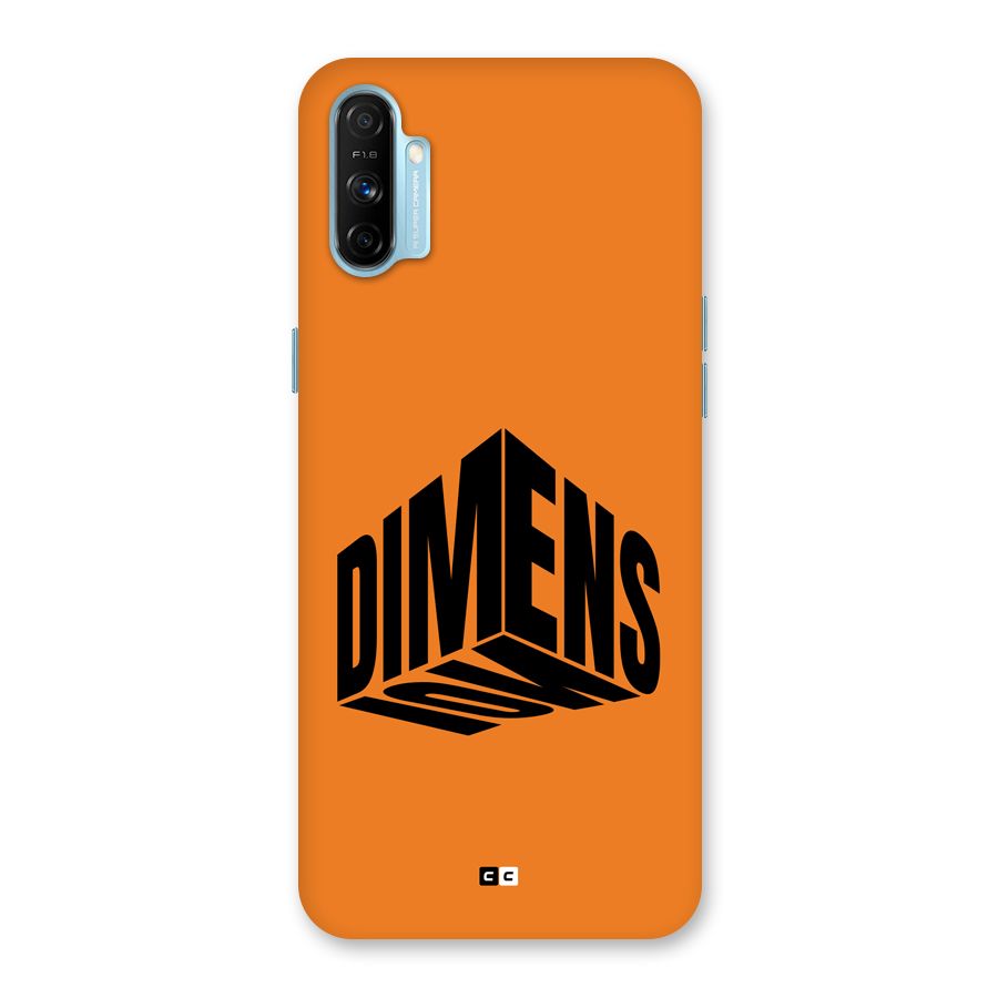 Dimension Typography Back Case for Realme Narzo 20A