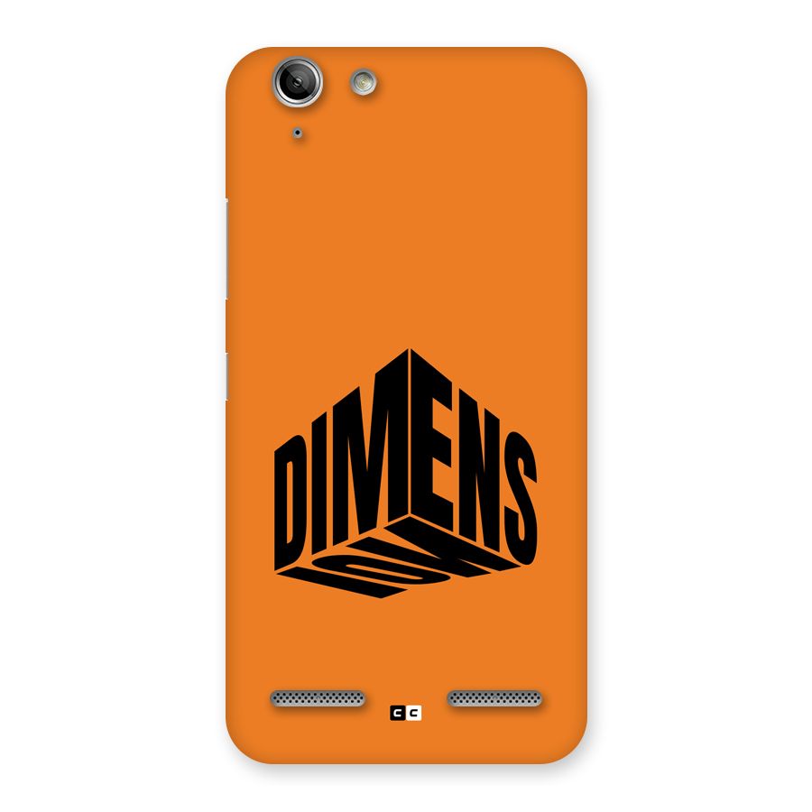 Dimension Typography Back Case for Vibe K5