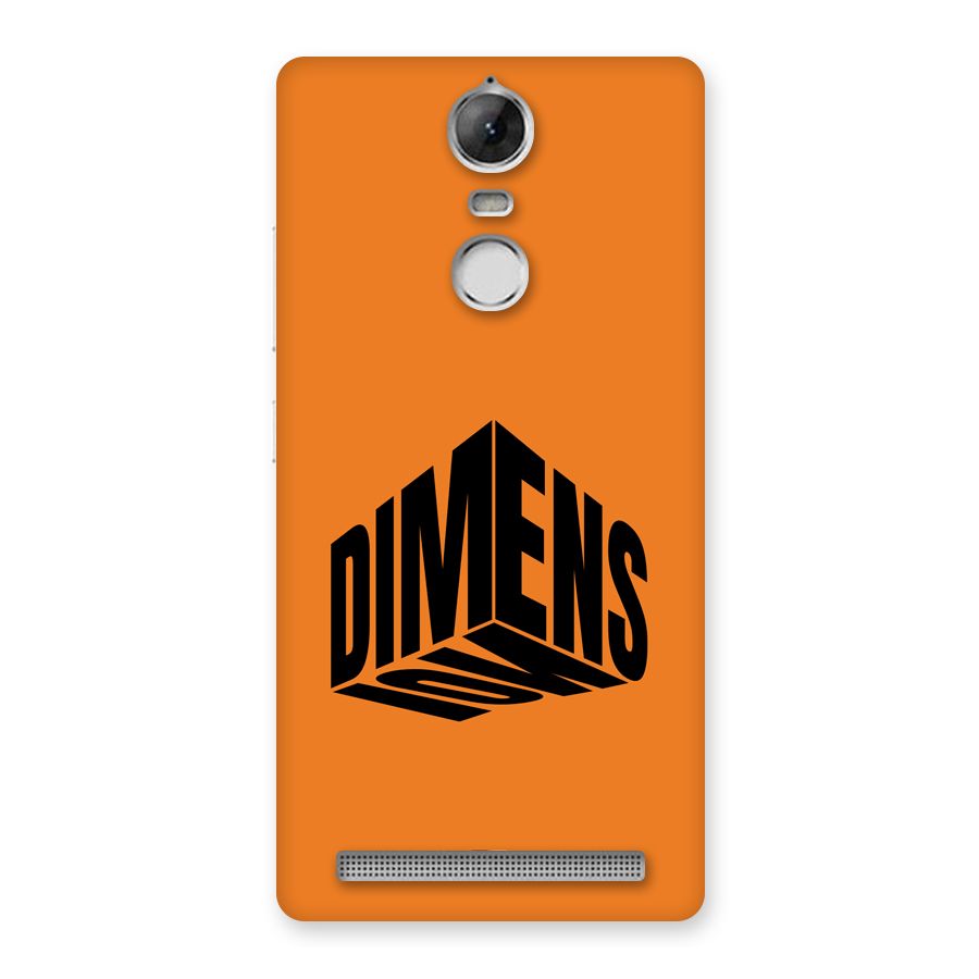 Dimension Typography Back Case for Vibe K5 Note