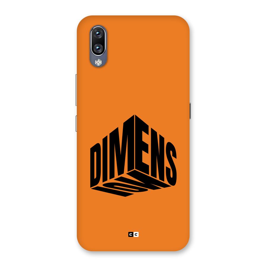 Dimension Typography Back Case for Vivo NEX