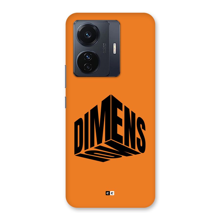 Dimension Typography Back Case for Vivo T1 Pro