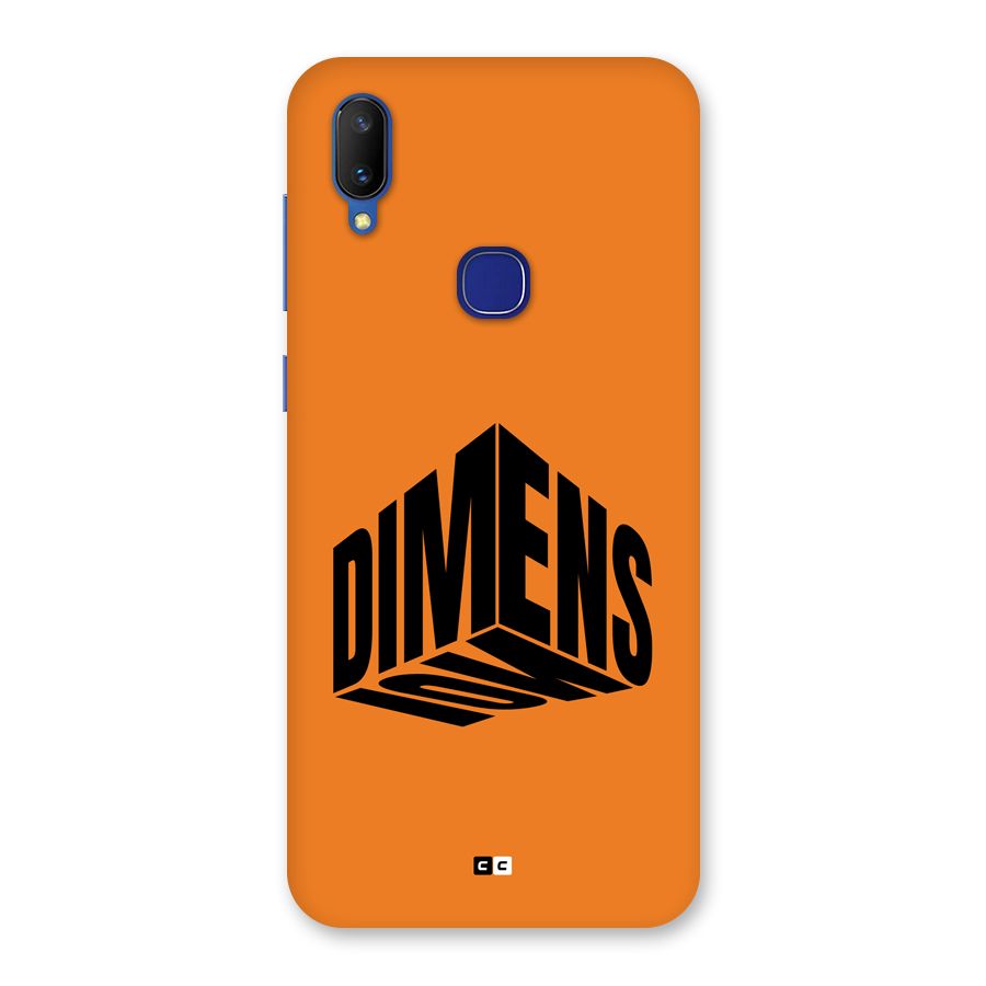 Dimension Typography Back Case for Vivo V11