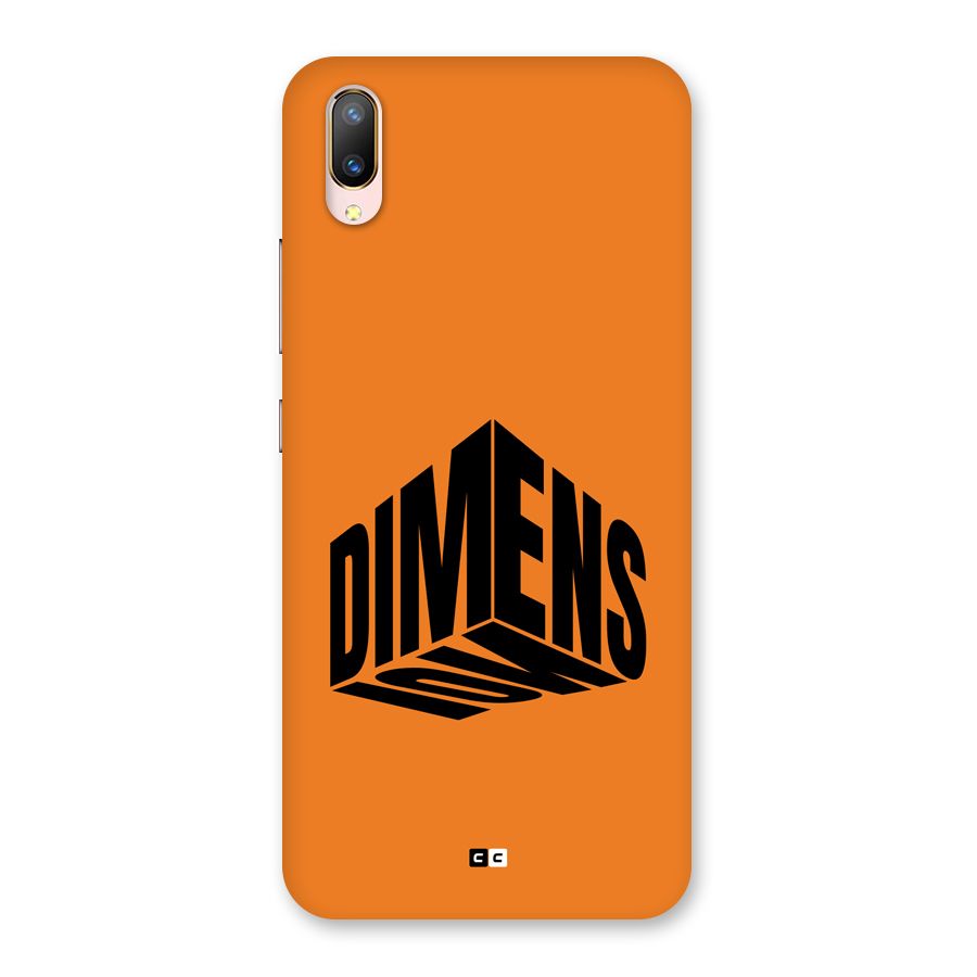 Dimension Typography Back Case for Vivo V11 Pro