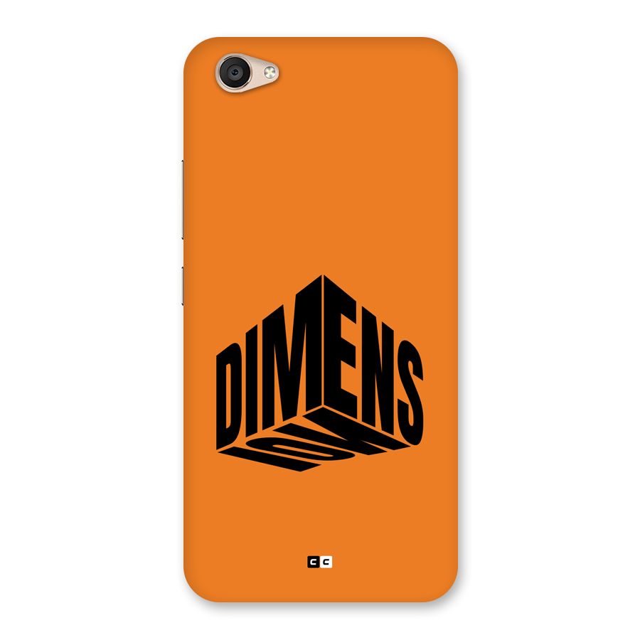 Dimension Typography Back Case for Vivo V5 Plus