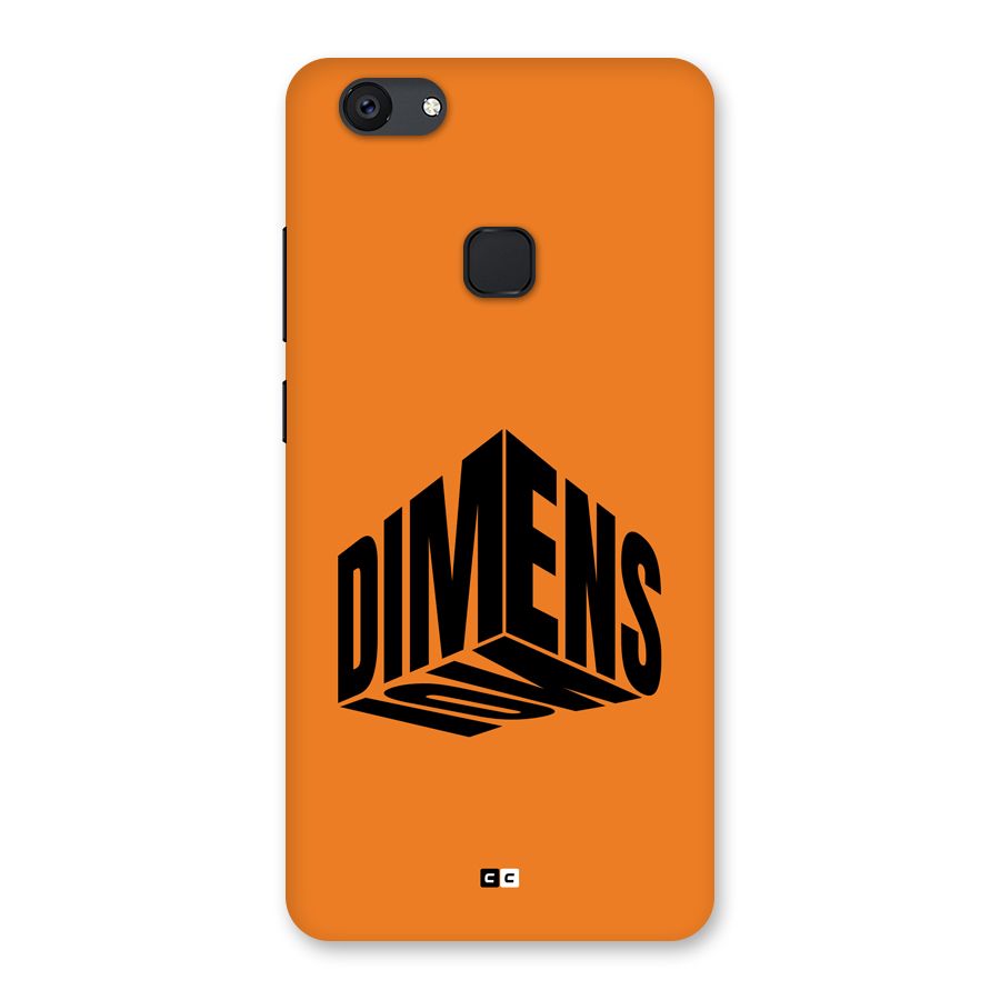 Dimension Typography Back Case for Vivo V7 Plus