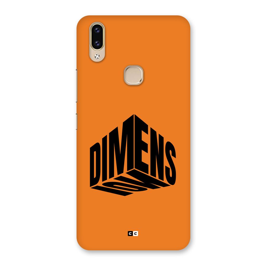 Dimension Typography Back Case for Vivo V9