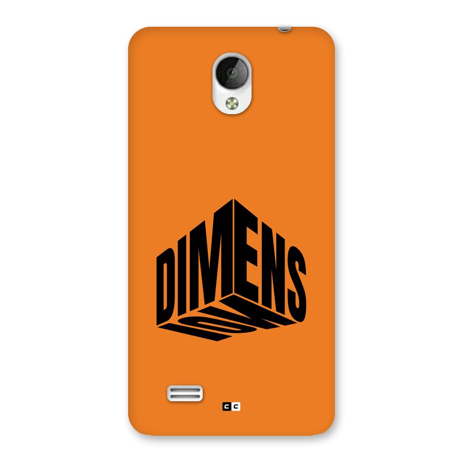 Dimension Typography Back Case for Vivo Y21