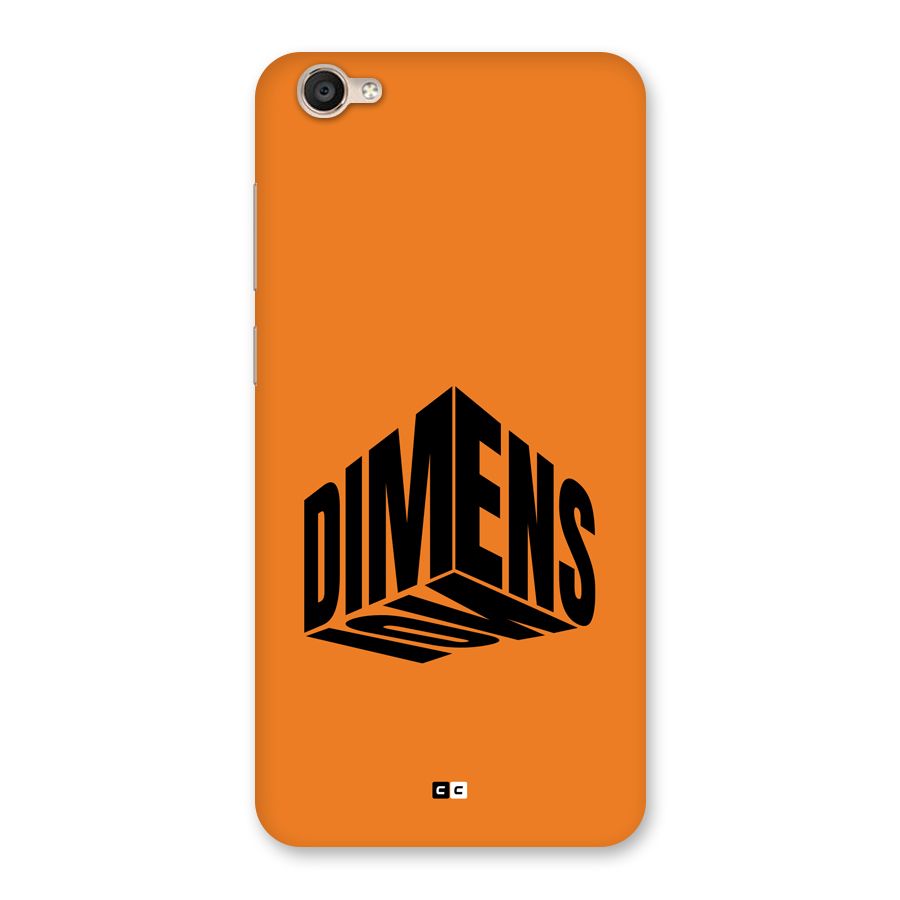 Dimension Typography Back Case for Vivo Y55s