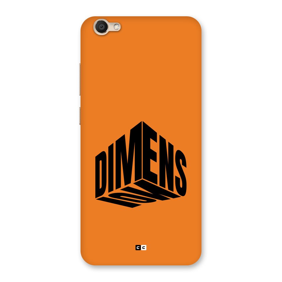 Dimension Typography Back Case for Vivo Y67